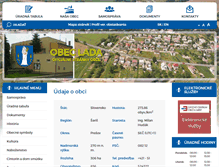 Tablet Screenshot of obeclada.sk